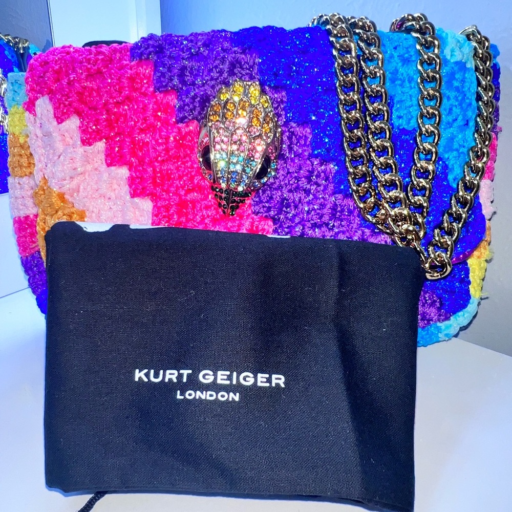 🌟New Kurt Geiger Medium Crochet Kensington Crossbody - Picture 10 of 10